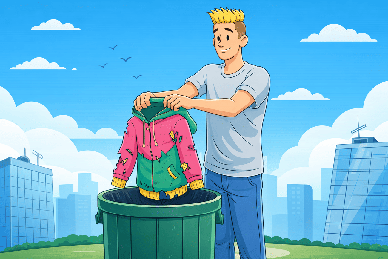 Иллюстрация глагола rid